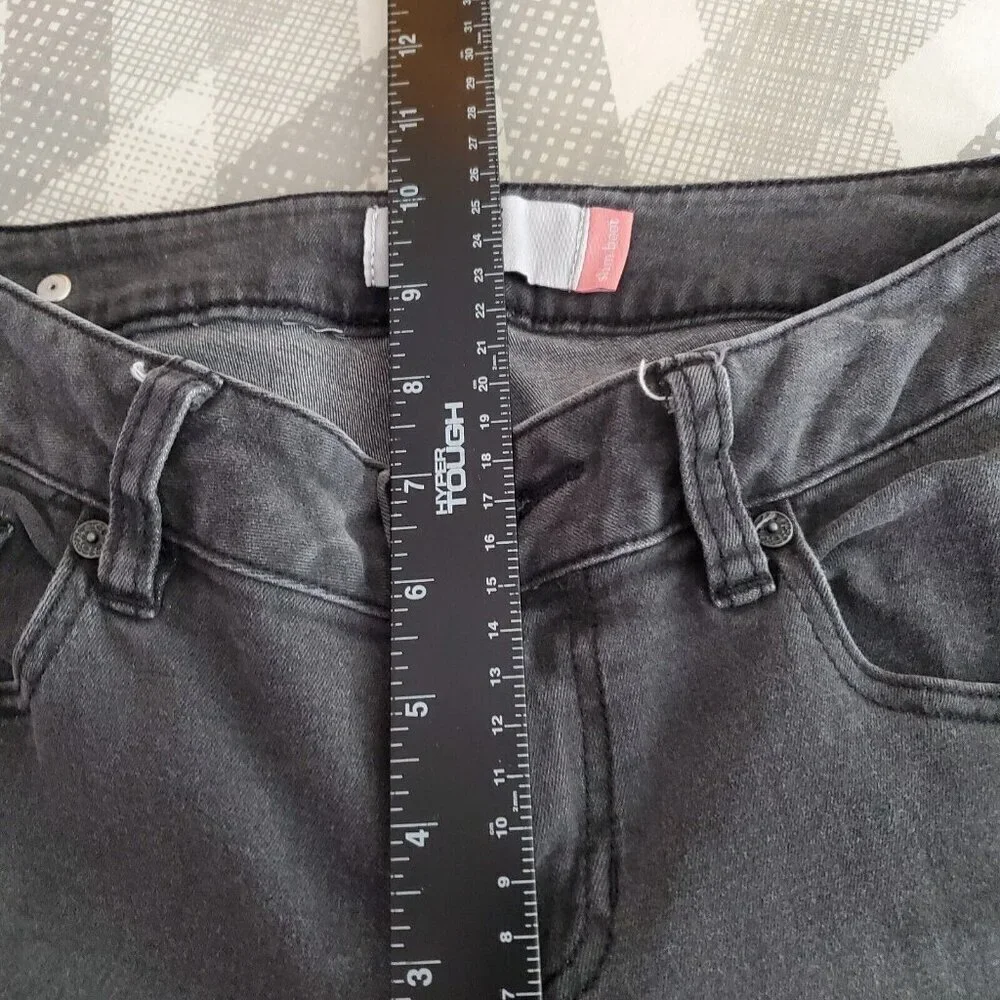 CAbi Slim Bootcut‎ Black Jeans size 2 Lowrise Stretch Classic Y2K 90s Neutral
